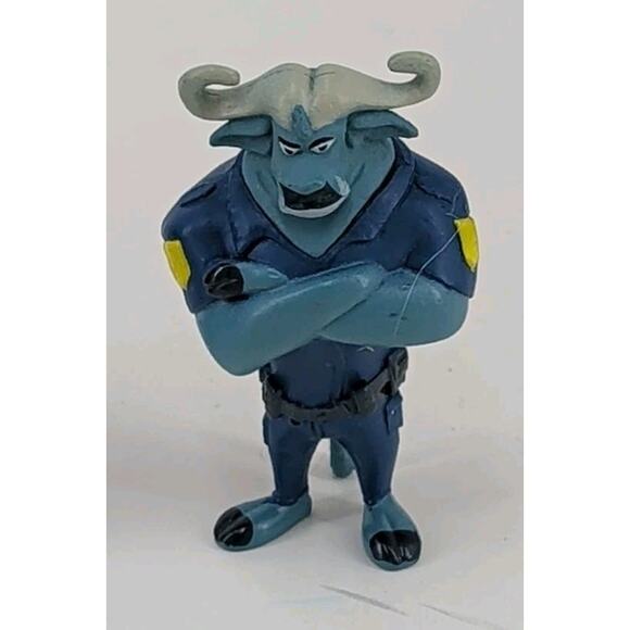 Disney World of Zootopia 7 Figures Toy Lot Set Cake Toppers 2 Tomy Judy Hopps - Picture 4 of 15